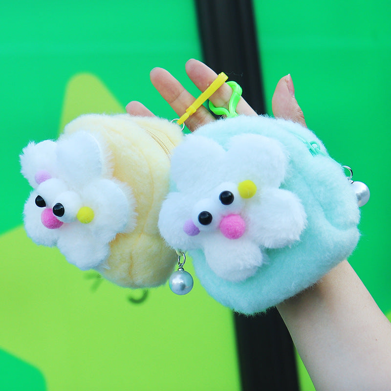 Wholesale Cartoon 3D Plush Mini Coin Purse Keychain Keychain Wallet ACC-KC-HuoFan002