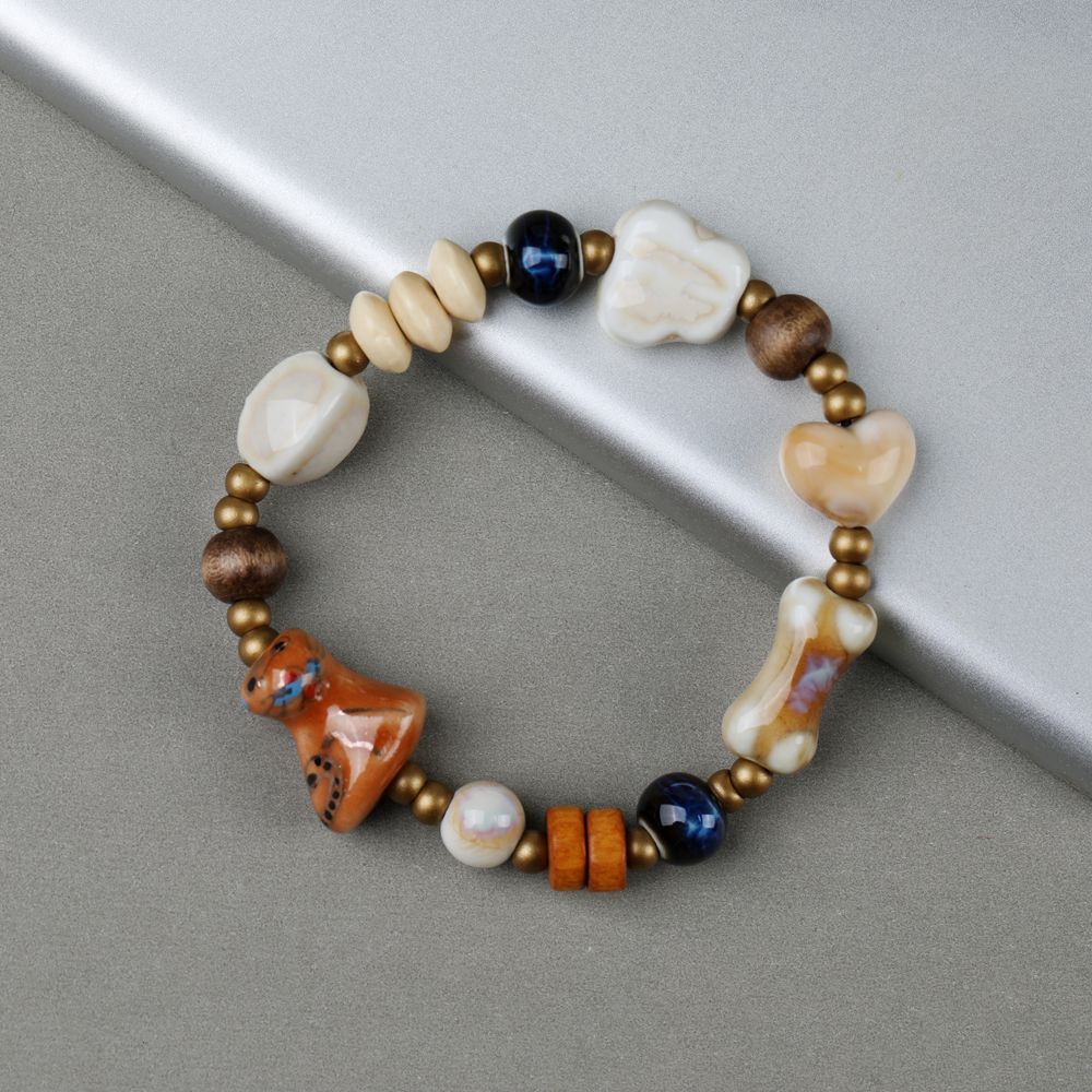 Wholesale Ceramic Puppy Bracelet ACC-BT-YXH004