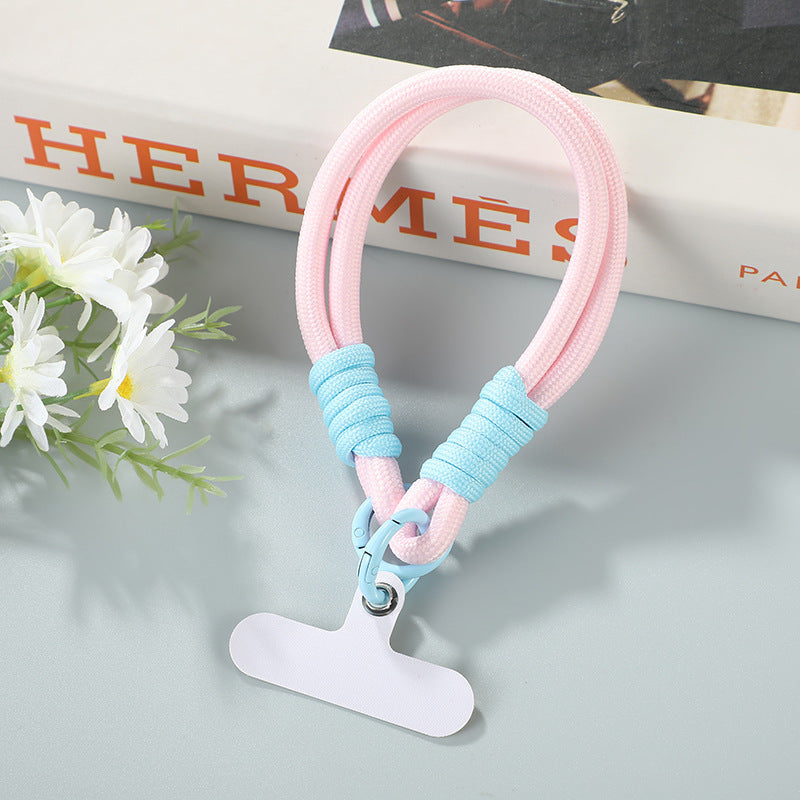 Wholesale Color matching mobile phone lanyard keychain