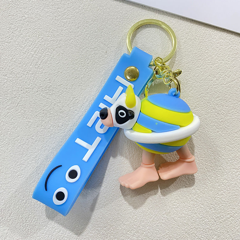Wholesale Soft  Doll Wooden Stick Keychain ACCVIP