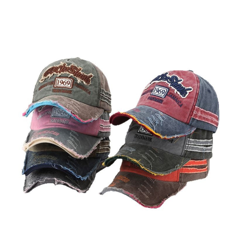 Wholesale  wash cloth fashion old 1969 baseball cap