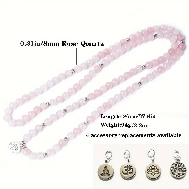 Großhandel natürliche rosa Kristallarmbandketten