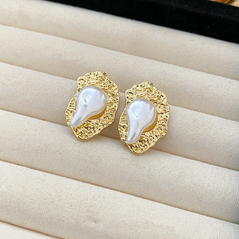 Wholesale Zircon Pearl Earrings Vintage Earrings ACC-ES-Huiih001
