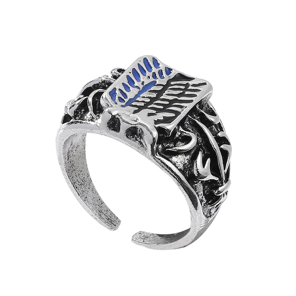 Wholesale Film and Television Men's Metal Rings ACC-RS-Boshuo002