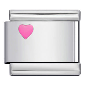 Wholesale Italian Charm Bracelet 9mm DIY Splicing Removable Heart Pattern Stainless Steel Composable Bracelet