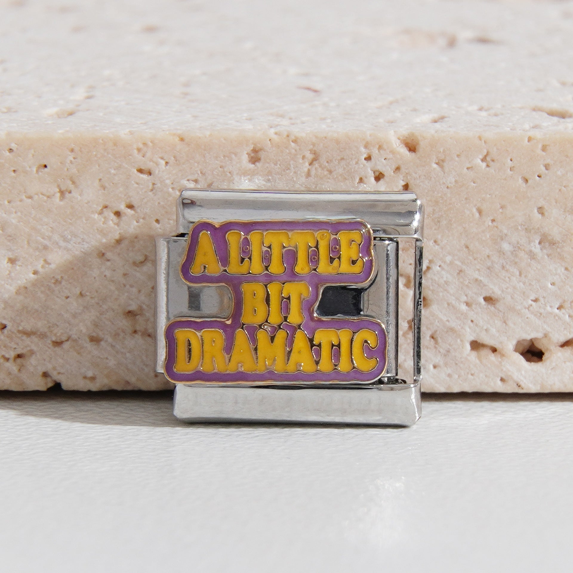 Wholesale Italian Charm Bracelet 9mm DIY Splicing English Letters Stainless Steel Composable Bracelet