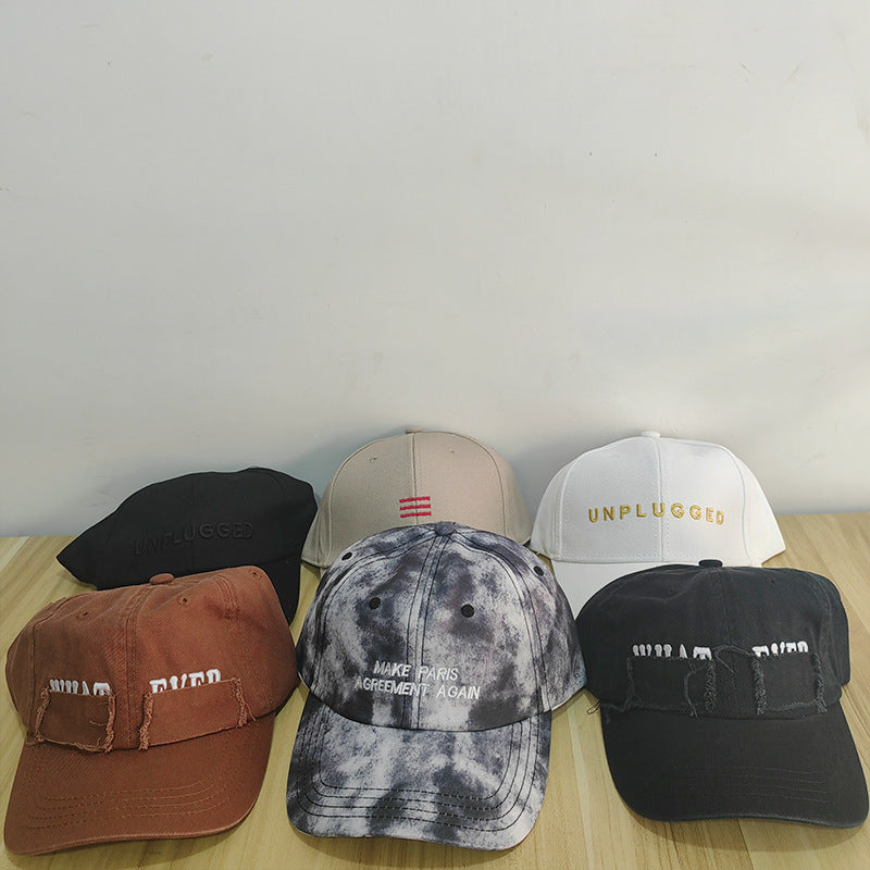 Wholesale Random Color Hat Letters Embroidered Baseball Caps ACC-HT-RunXie002