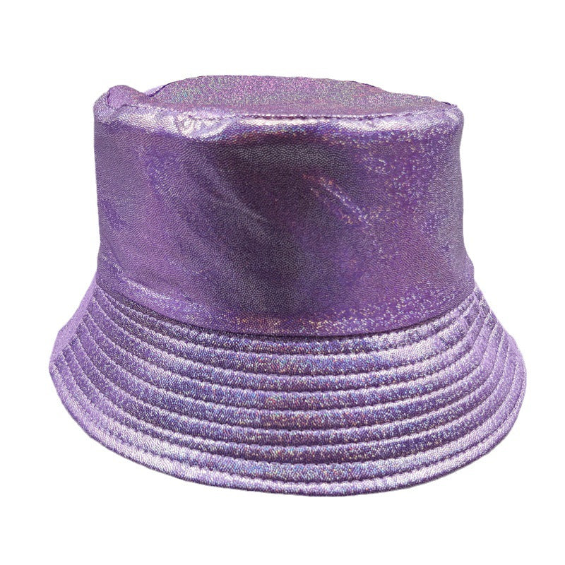 Wholesale  Leather Fisherman Hat Multicolor Trendy Sunscreen Waterproof Basin Hat Bucket Hat