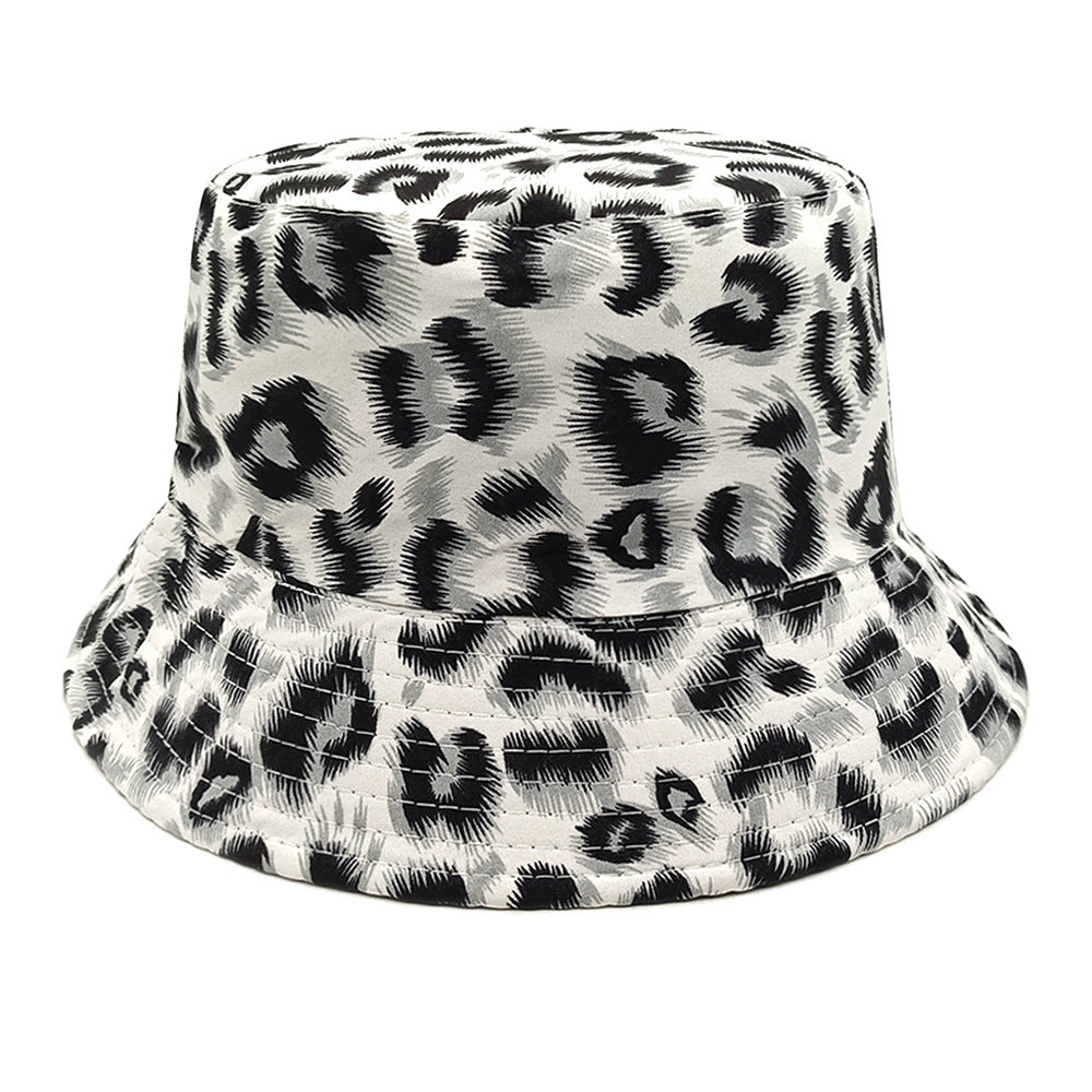Wholesale  leopard print  basin hat bucket hat