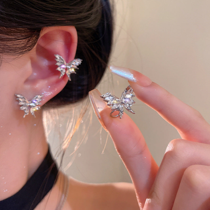 Wholesale Super  Cut Out Butterfly Ear Clip Earrings