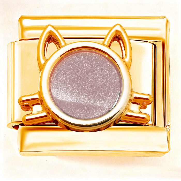 Wholesale Italian modular  DIYsingle color high gloss sparkly bracelet