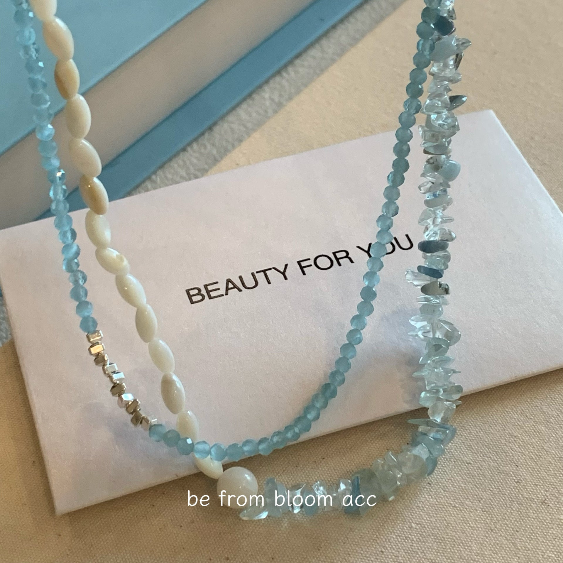 Wholesale  Natural Stone Splicing Shell Necklace