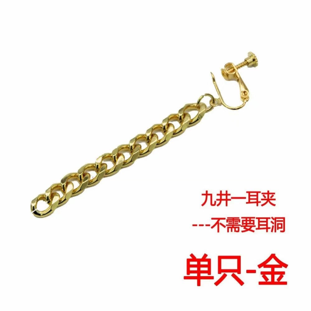 Wholesale KPOP anime titanium steel earrings