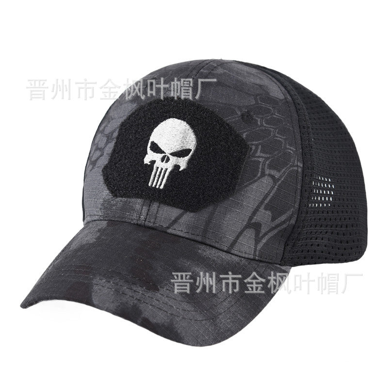 Wholesale Camouflage embroidered sun visor mesh hat
