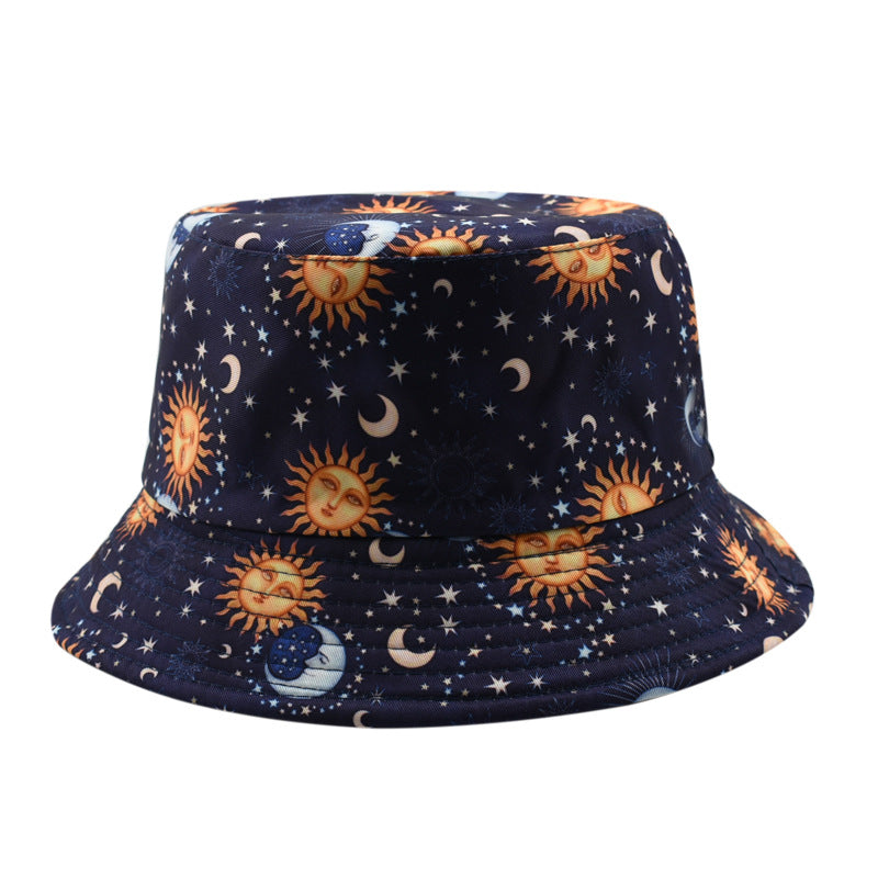 Wholesale Graffiti Fisherman Hat M Printed Hat Double-sided Bucket Hat