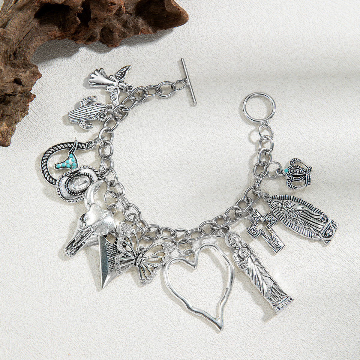 Wholesale Angel Alloy Taurus Maria Cross Bracelet