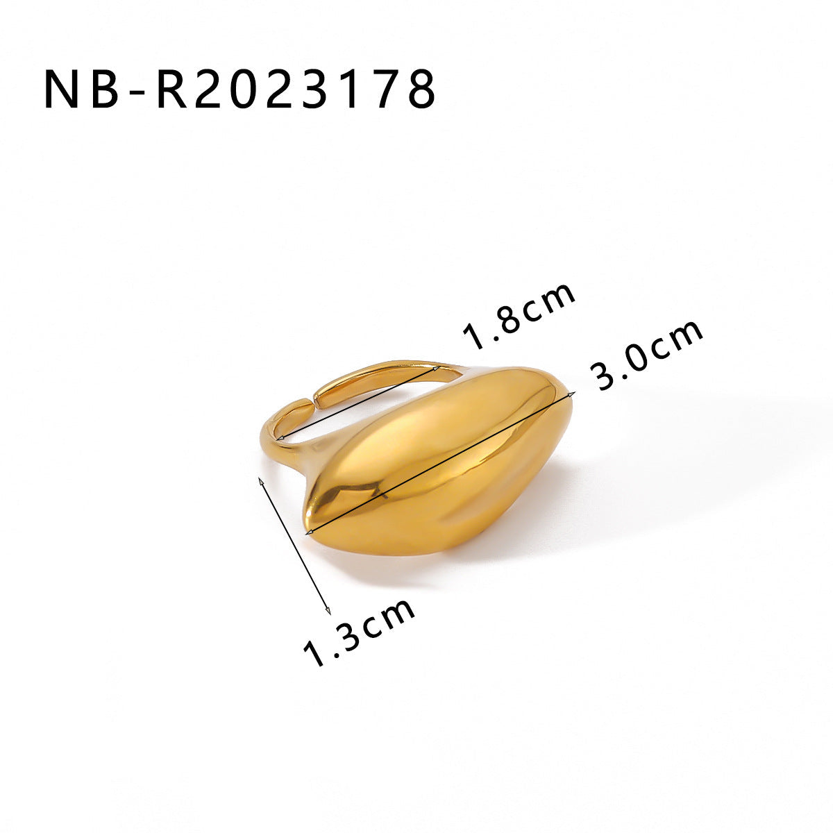 Wholesale retro geometric ball twist winding irregular titanium steel ring