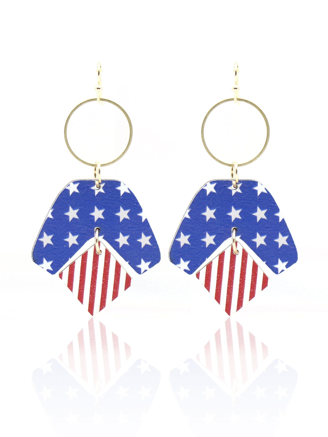 Wholesale  American Flag Independence Day Earrings