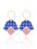 Wholesale  American Flag Independence Day Earrings