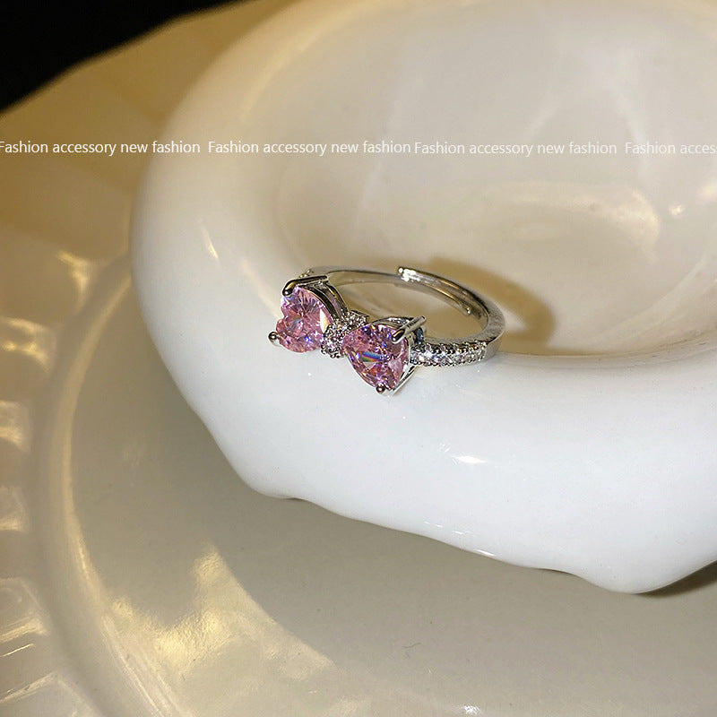 Wholesale Adjustable Micro Pavé Zircon Ring Fashion Accessory Gift for Women