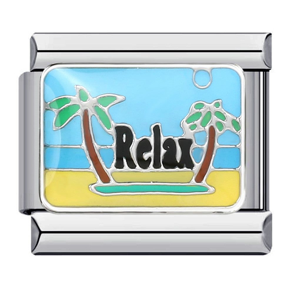 Wholesale Italian Charm Bracelet 9mm DIY Splicing Removable Holiday Stainless Steel Composable Bracelet