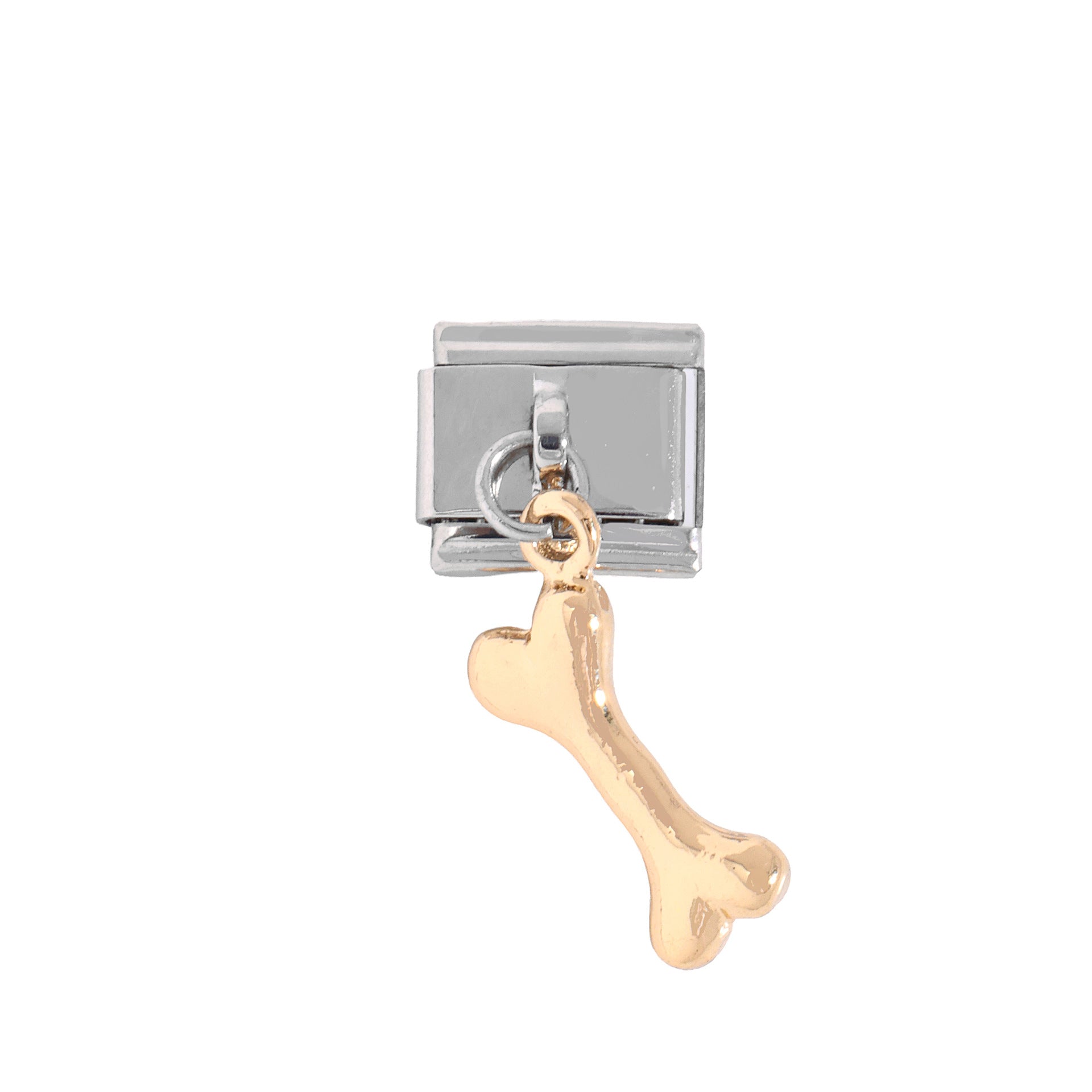 Wholesale 10pcs Italian Charm Bracelet 9mm DIY Splicing Removable Shell Pearl Water Drop Stainless Steel Composable Bracelet