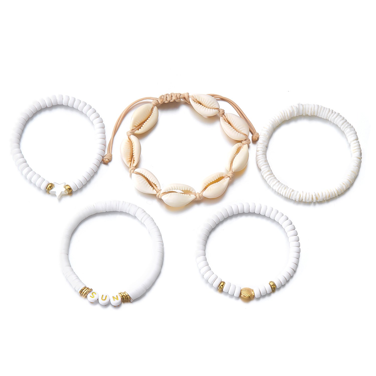 Wholesale Bohemian Style Shell Combination Bracelet