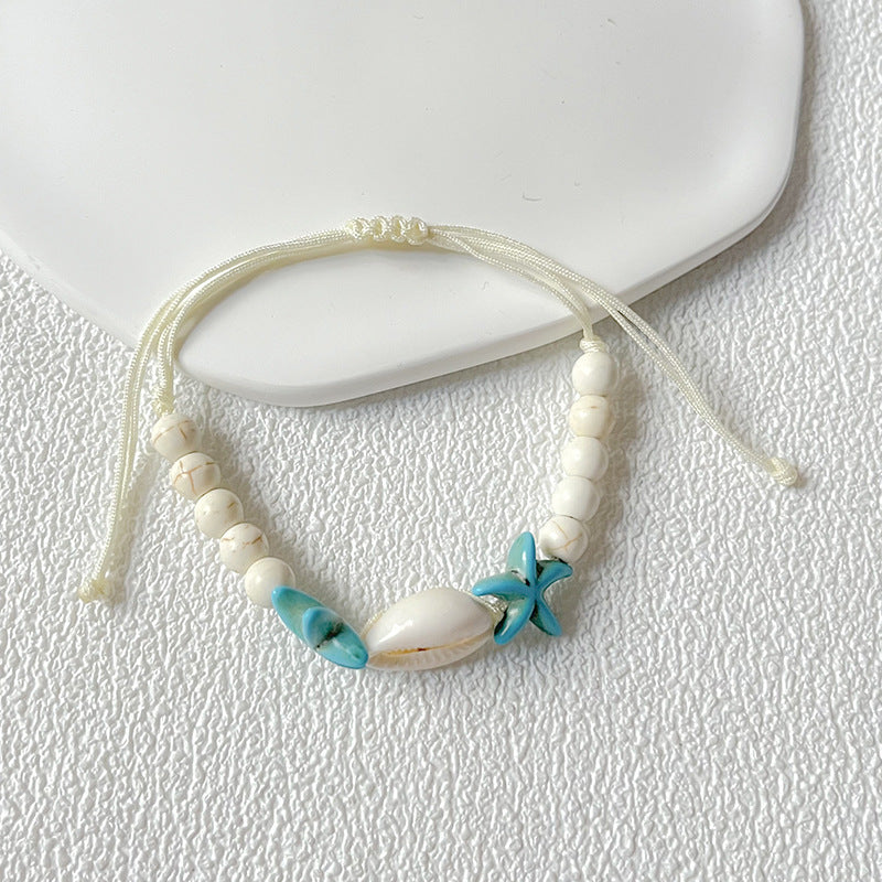 Wholesale  Ocean Breeze Starfish Shell Bracelet