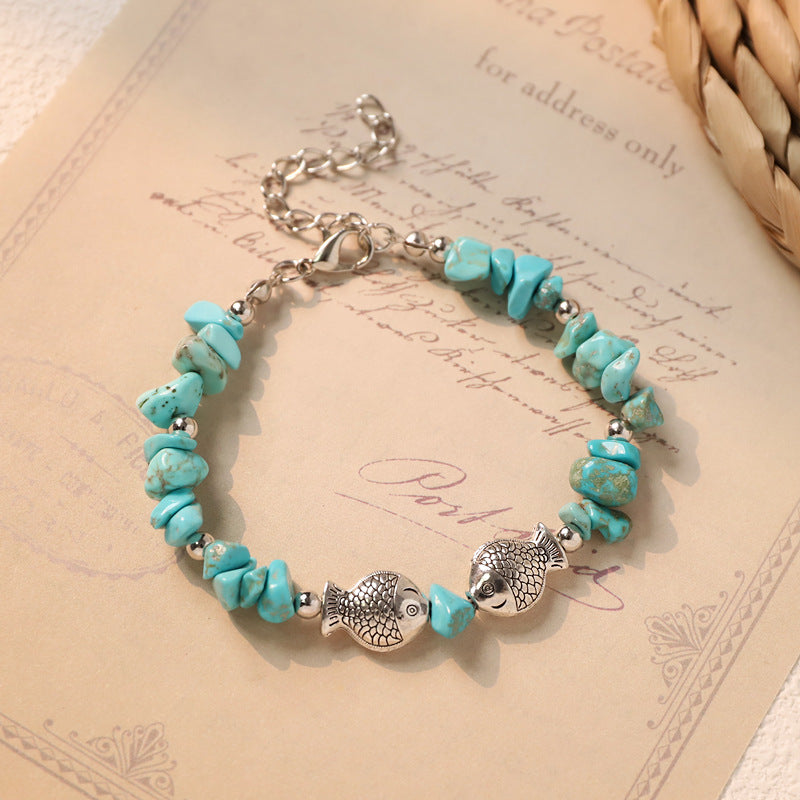 Wholesale Vintage Ethnic Mori Bracelet Niche Design Artistic Silver Amethyst Butterfly Bracelet Women' s New Chinese Accessories