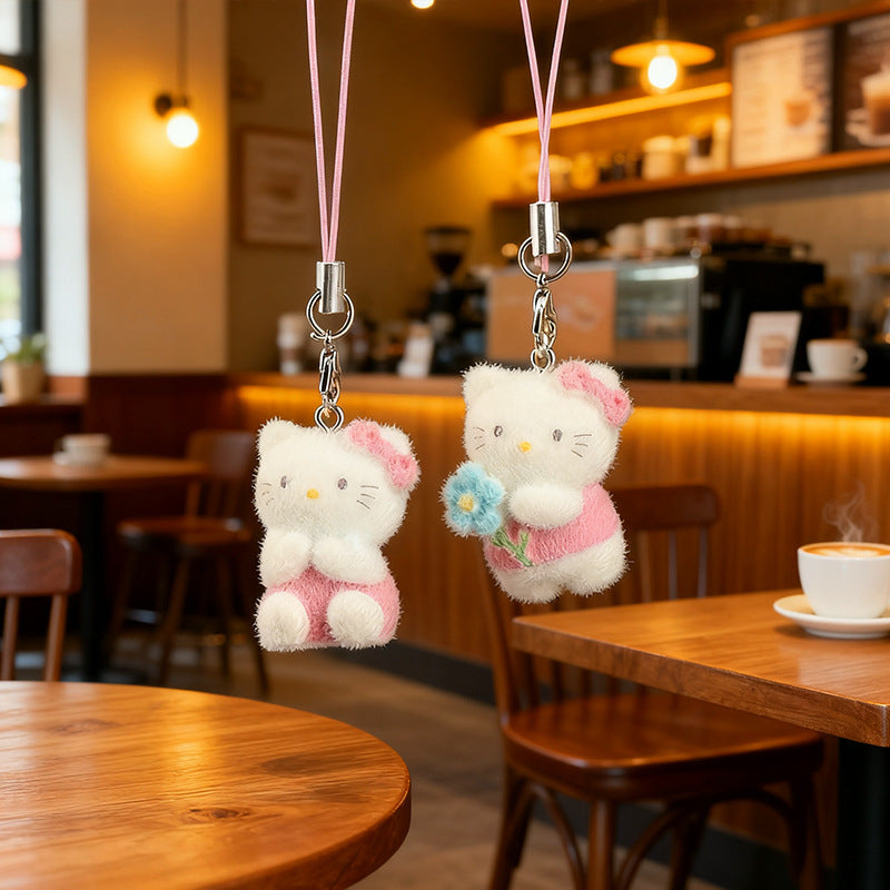 Wholesale 3D Cute Cartoon characters Plush Keychain