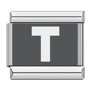 Wholesale Italian Charm Bracelet 9mm DIY Splicing Removable English Letters Stainless Steel Composable Bracelet