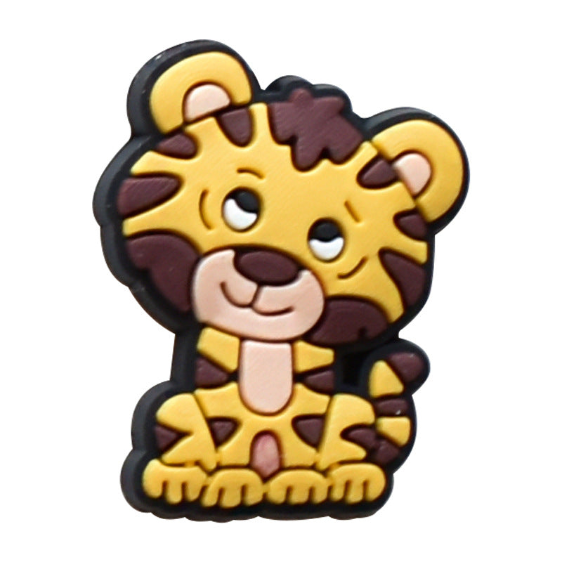 Wholesale Random 100pcs Small Animal PVC Soft Rubber Shoe Buckle Decoration ACC-SC-RYY056