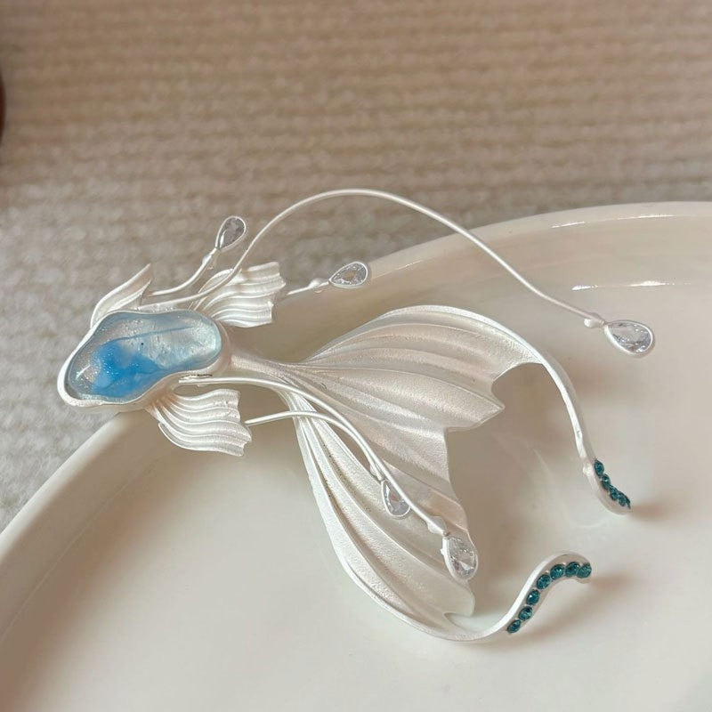 Wholesale Mermaid Brooch Light Luxury Undersea Animal Pin