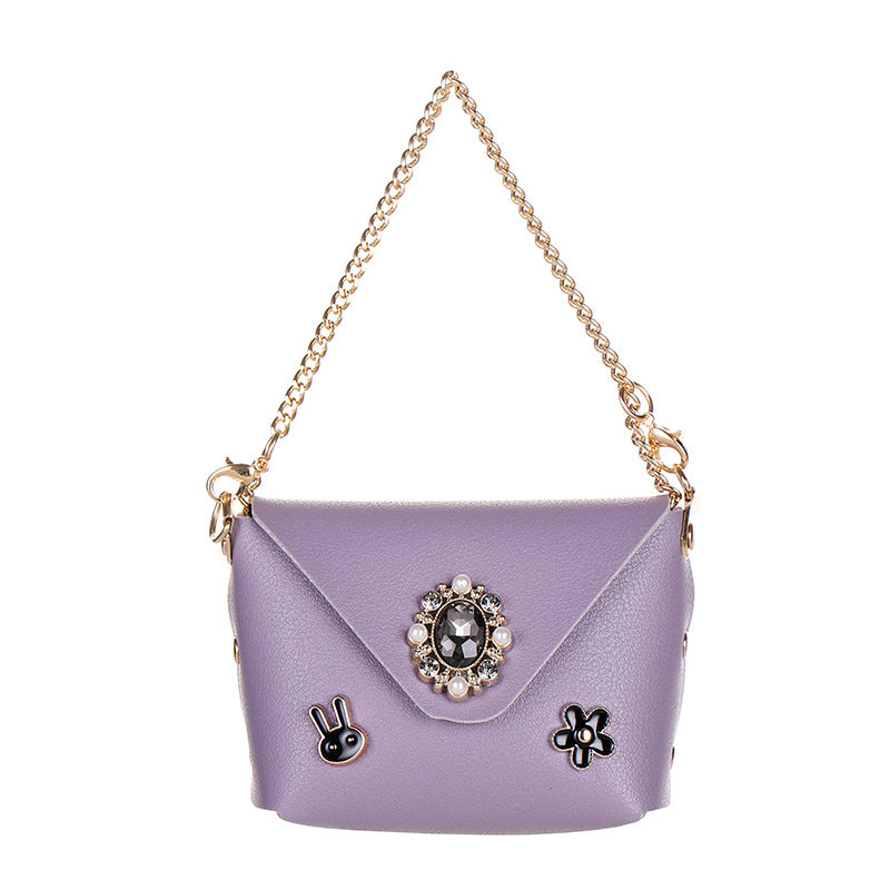 Wholesale Urban Simplicity Faux Leather Chain Bag Two Way Handbag And Crossbody Coin Purse Earphone Case Modern Fashion Accessory