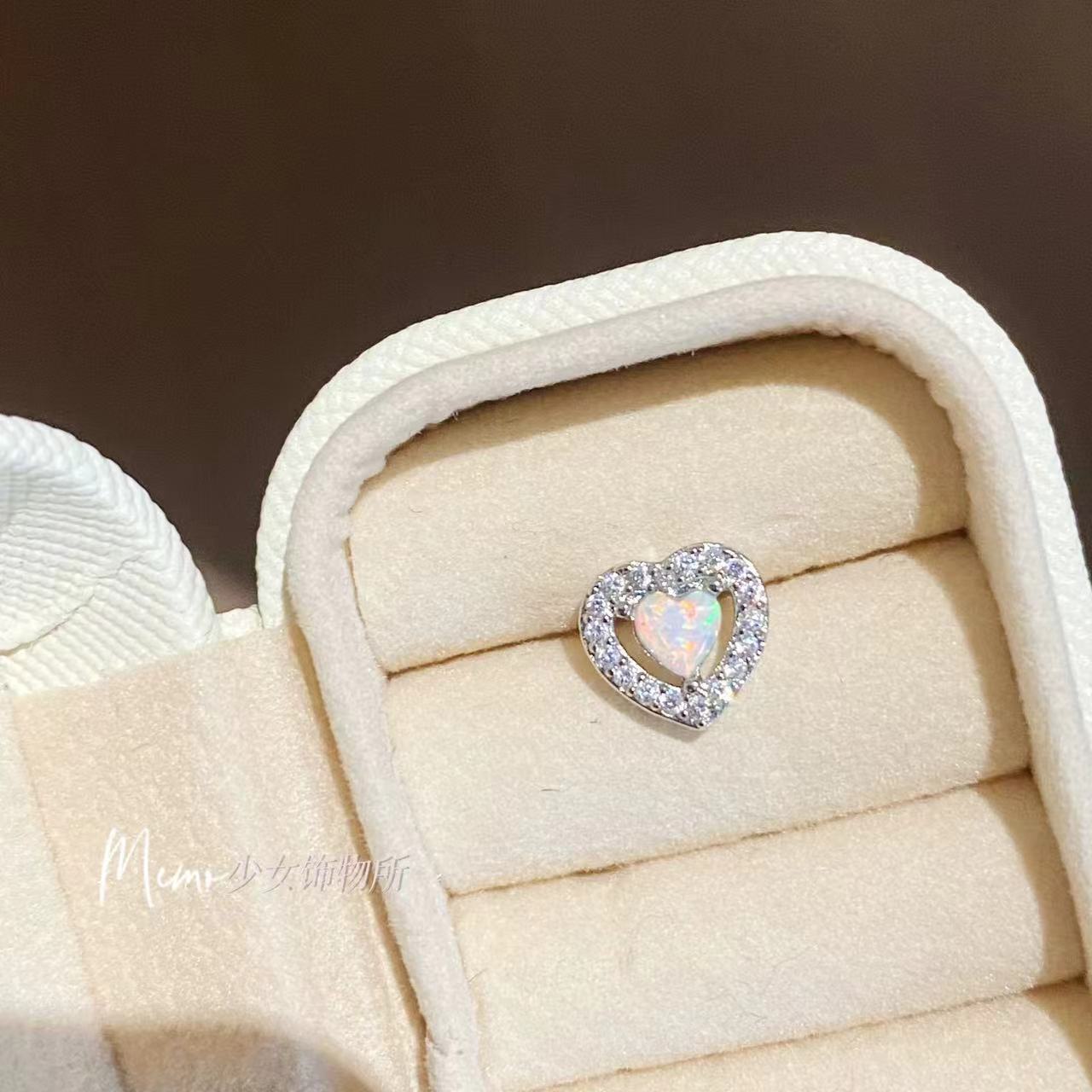 Wholesale  Love Cross Chain Tassel Ear Nail Earrings