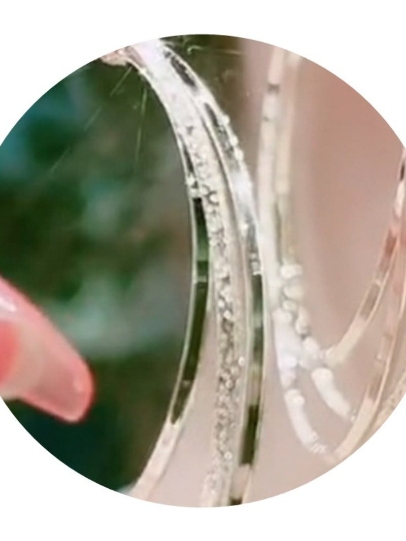 Wholesale  Sterling Silver Three-layer Big Ear  Earrings