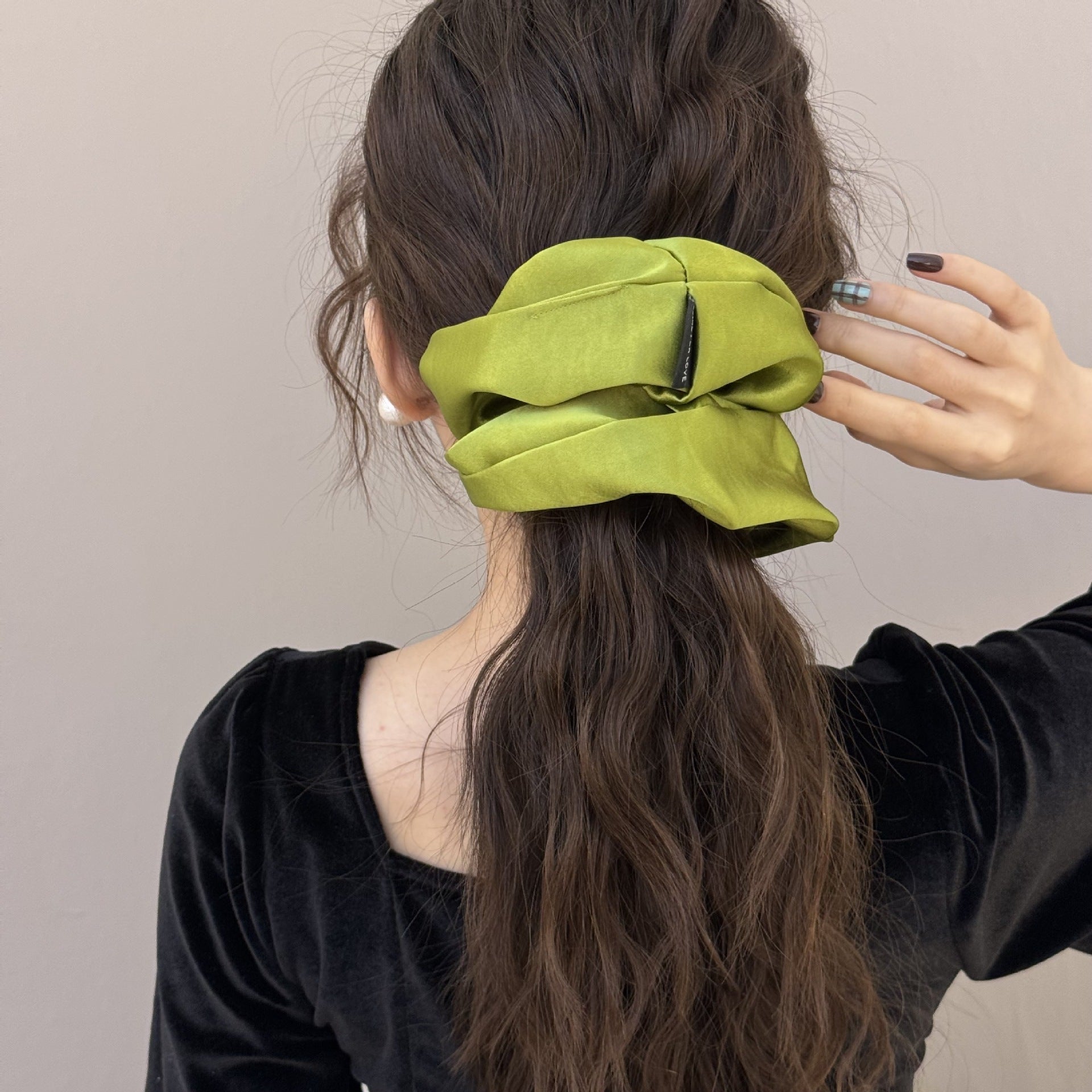 Wholesale green vintage hair band rubber band hair band