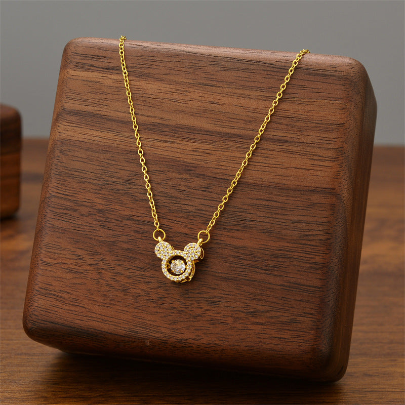 Wholesale Titanium Steel Necklace Women ACC-NE-Quanx008