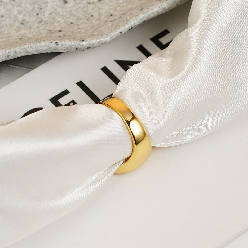 Wholesale Sun GodBrass Plated Design Simple Elegant Ring