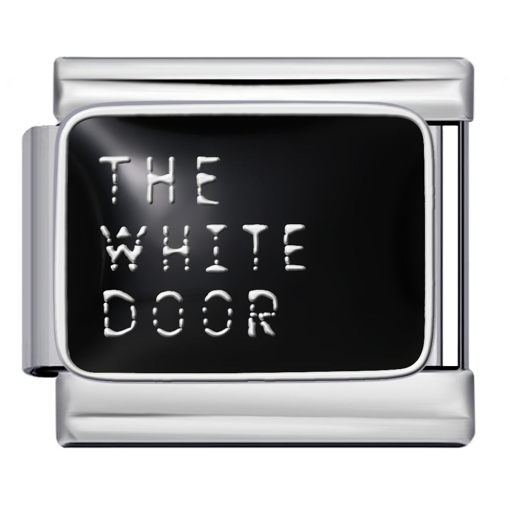 Wholesale Italian Charm Bracelet 9mm DIY Splicing Nail Art Series Stainless Steel Composable Bracelet