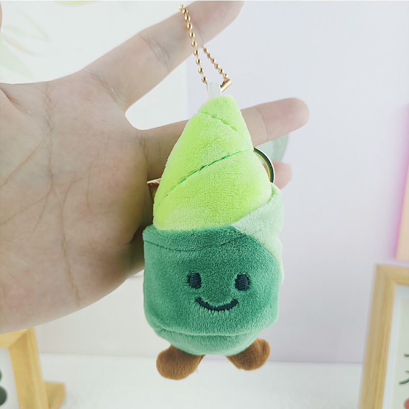 Wholesale Cute Broccoli Vegetable Plush Doll Keychain ACC-KC-Jiaq004
