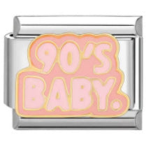 Wholesale  Italian Charm Bracelet 9mm DIY  gold and silver Creative Stainless Steel Composable Bracelet