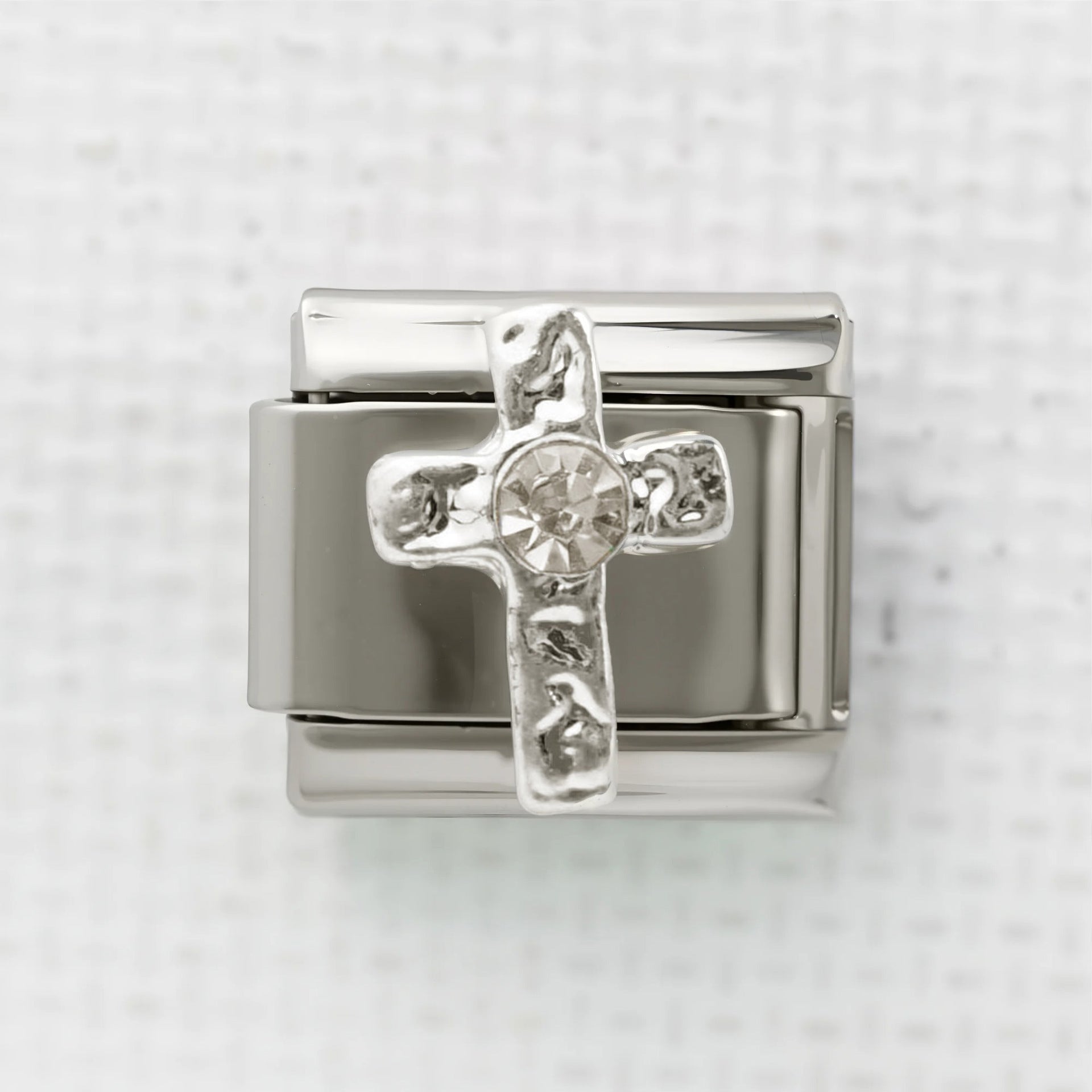 Wholesale 5pcs Italian Charm Bracelet 9mm DIY Splicing Perfume Bottle Bear Stainless Steel Composable Bracelet