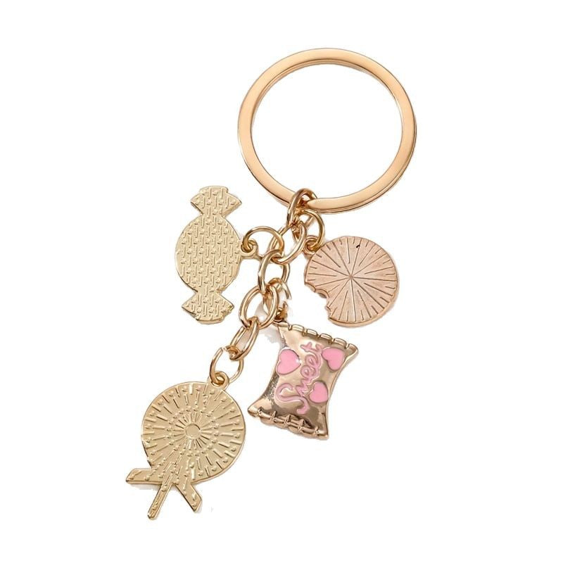Wholesale oil drip fashion trend mini candy zinc alloy pendant bag bag bag keychain