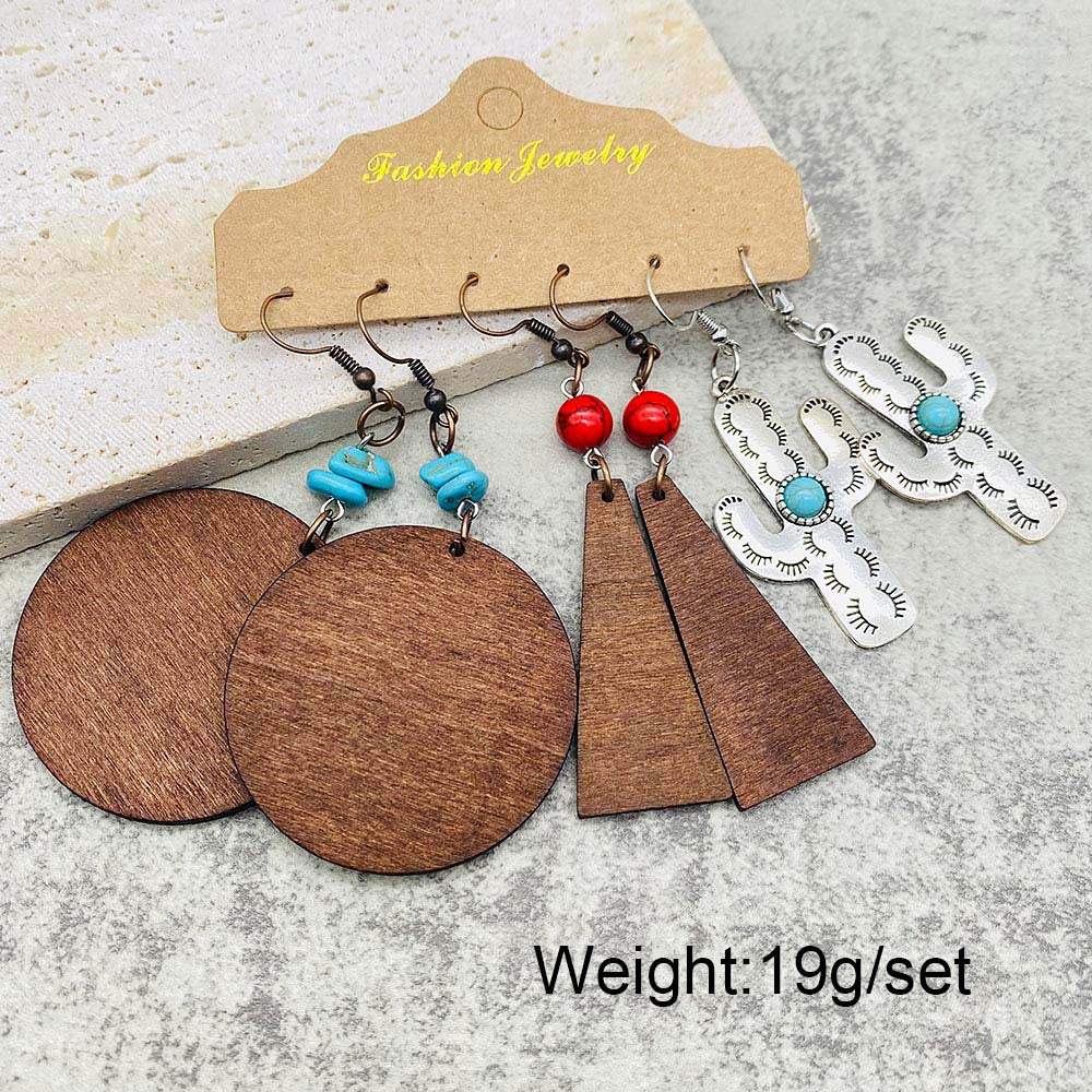 Wholesale Western Cowboy Series Earring Set