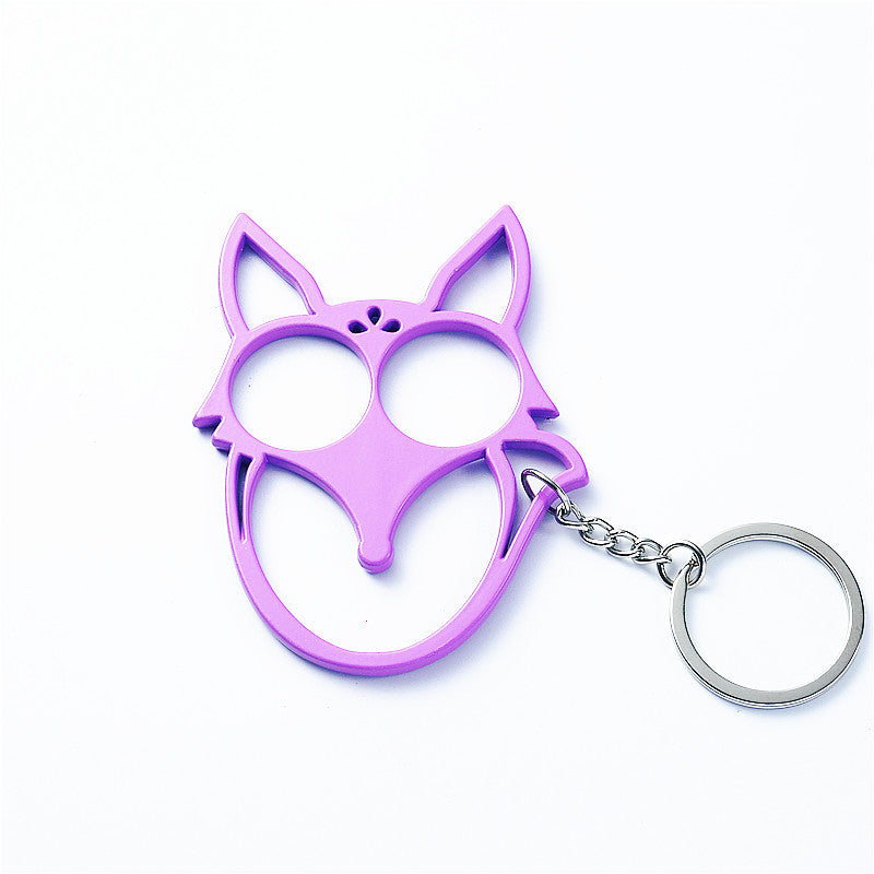 Wholesale Outdoor Fox Metal Pendant Keychain Keychains Accessories ACC-KC-NN001