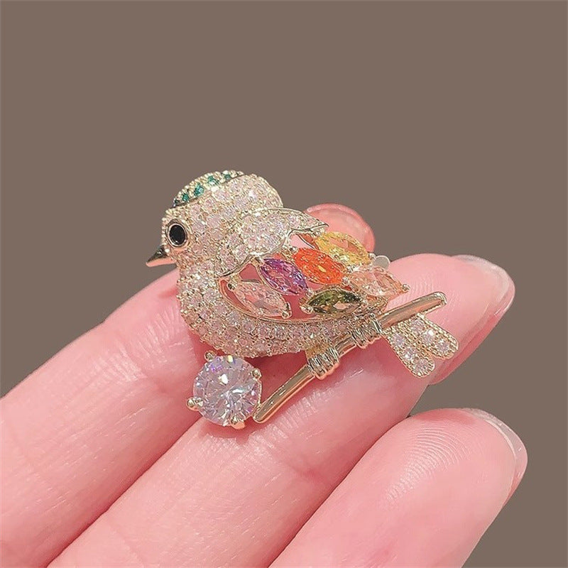Wholesale Magpie bird animal brooch