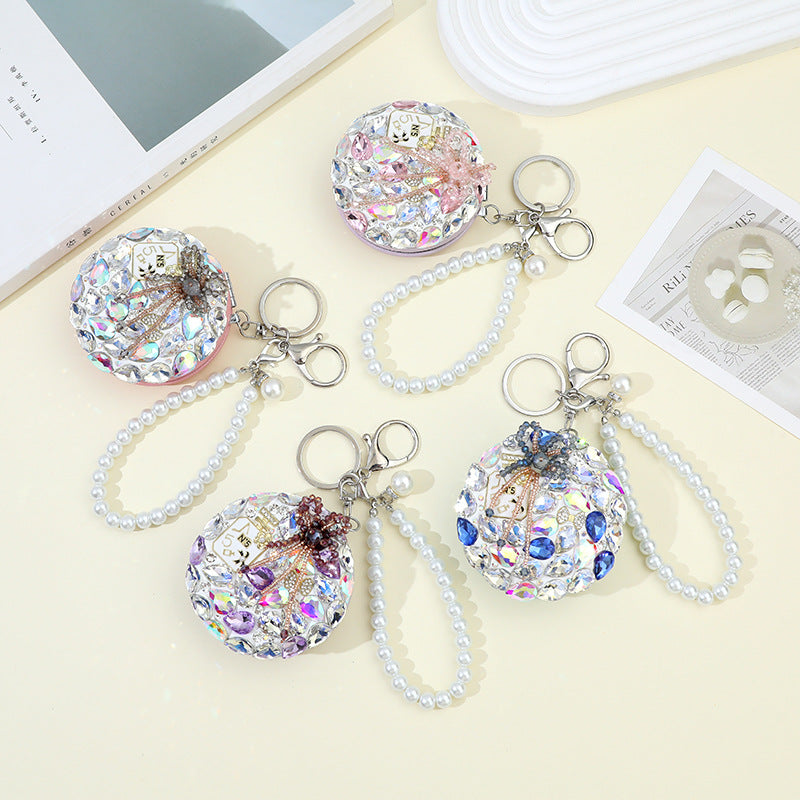 Apple Rhinestone Keychain Wholesale Rhinestone Keychains
