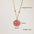 Wholesale  Stainless steel Retro Redstone Series Pendant Necklace