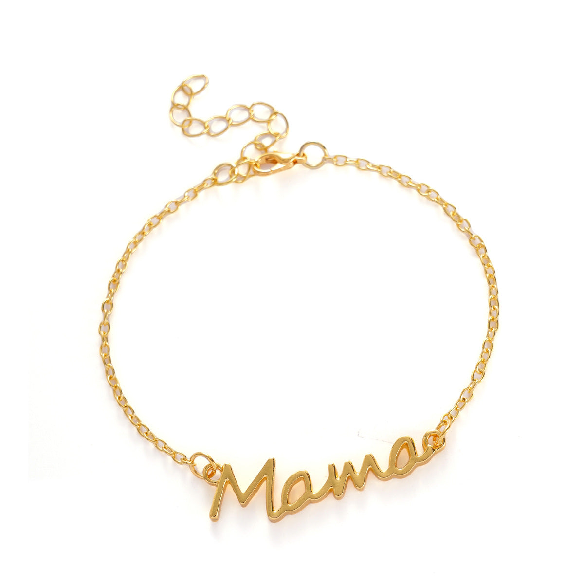 Wholesale Stainless Steel Letter Mother's Day Bracelet  Light Luxury Personalized Bracelet